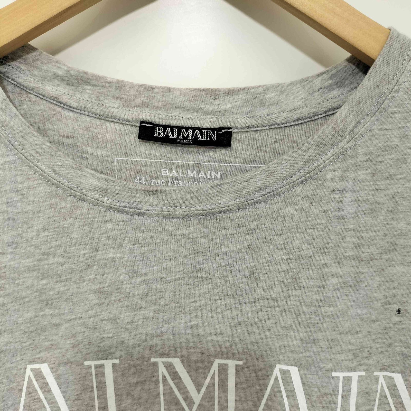 バルマン BALMAIN フロントロゴ 半袖Tシャツ メンズ M - メルカリ