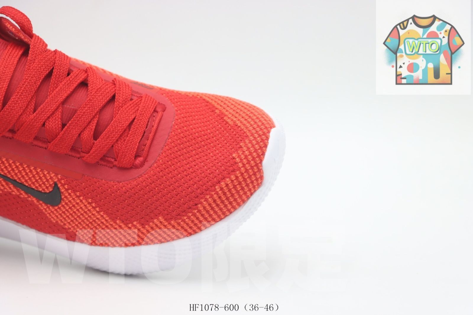 ランニングシューズ レッドアンドホワイト