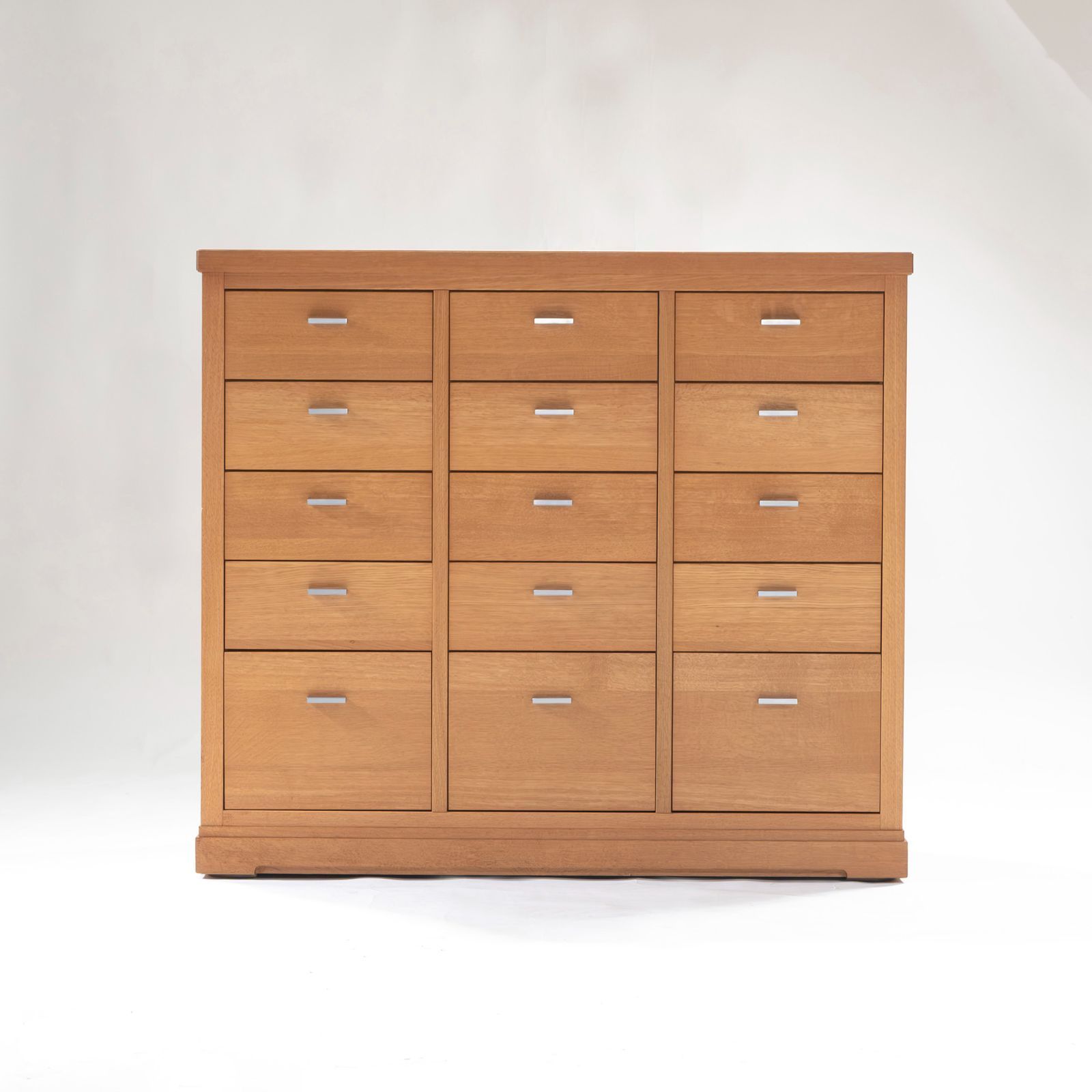 チェスト 府中家具 FUCHU FURNITURE ヴィレ ハイチェスト 引出し15杯 オーク材 桐ダンス 木製 収納タンス 和モダン 国産家具 収納家具 リビング収納 衣類収納