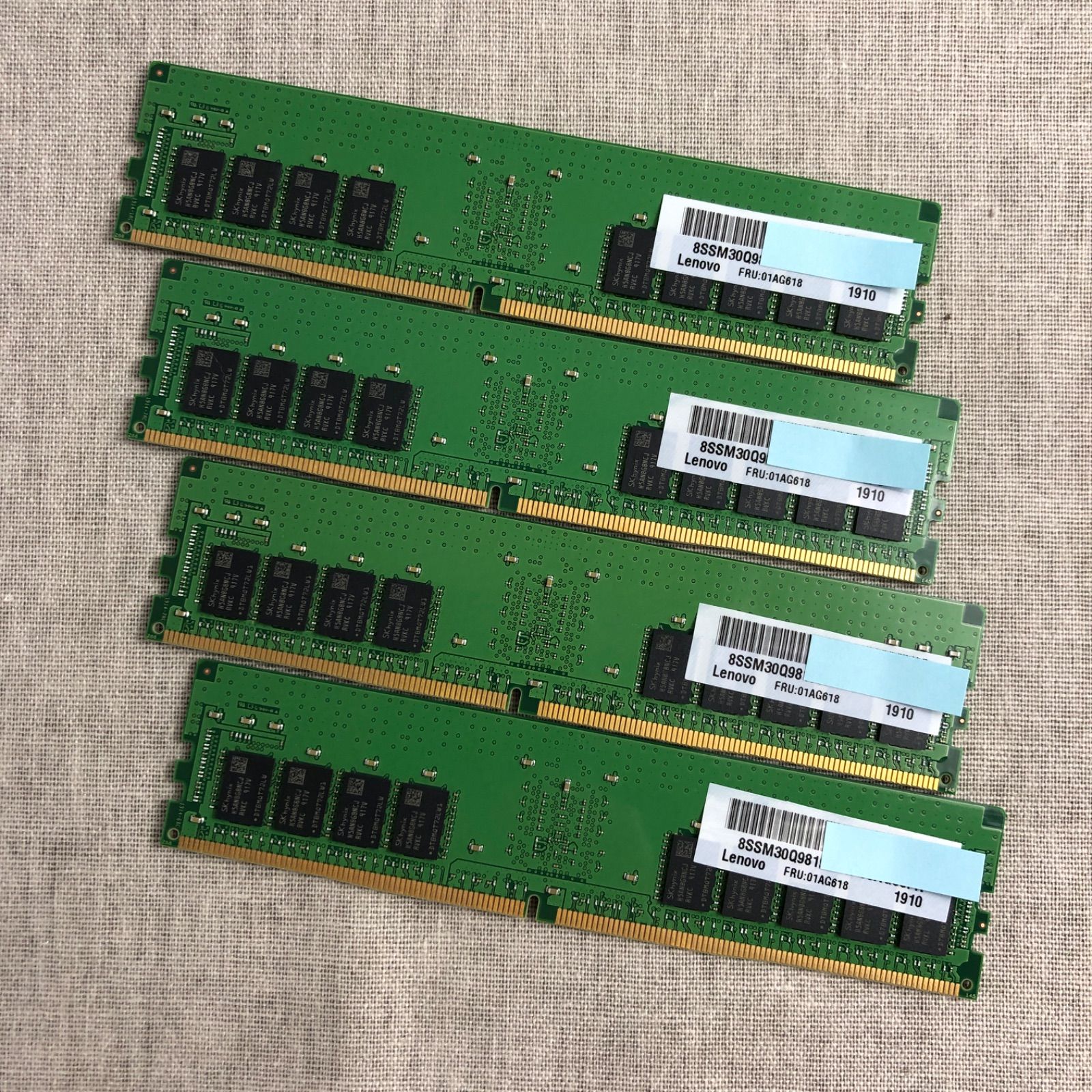 PC/タブレット16GB×４枚セット  2RX8 PC4-2666V ECCメモリ