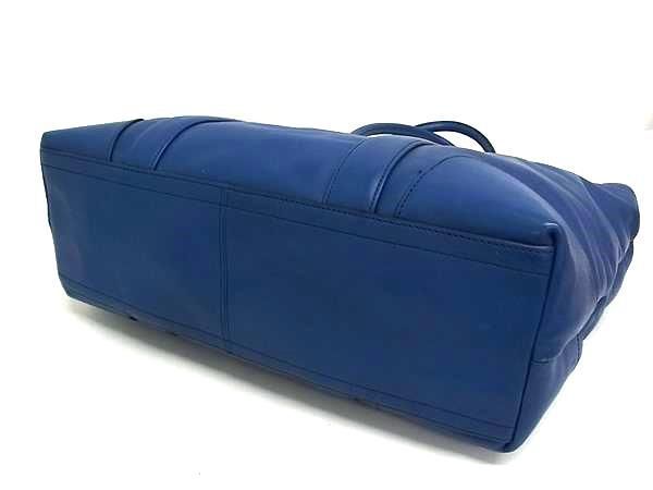 COACHコーチ：トートバッグ本革（青） COACH コーチ トートバッグ