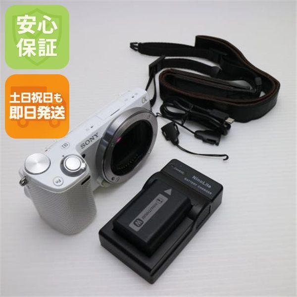 超 NEX-5R ホワイト ボディ 即日発送 デジ1 SONY デジタルカメラ 本体 土日祝発送OK 09000