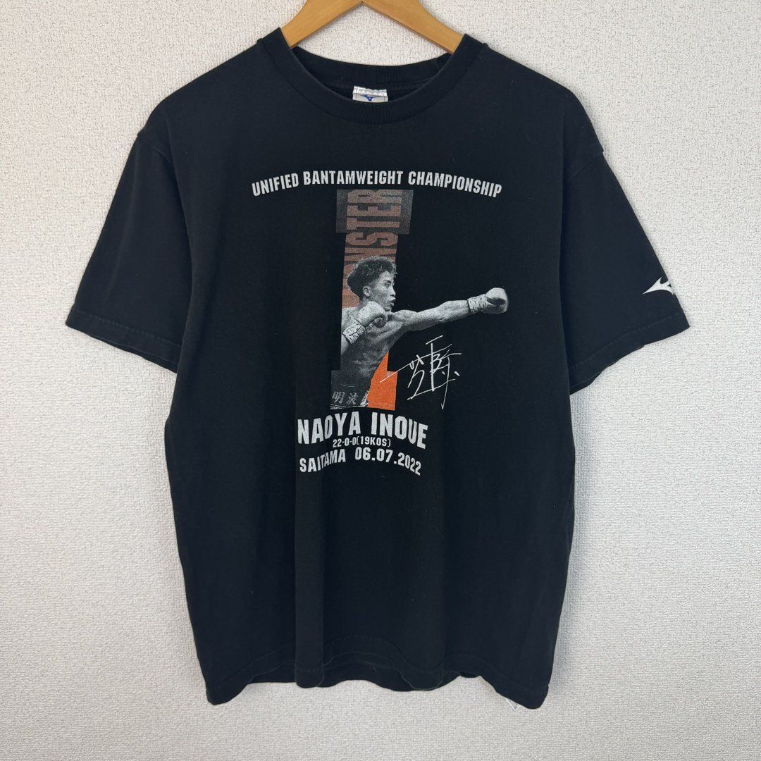 【Mサイズ】井上尚弥　Tシャツ　後援会　　mizuno　ミズノ MIZUNO (ミズノ) 井上尚弥4団体統一戦記念Tシャツ メンズ SIZE M