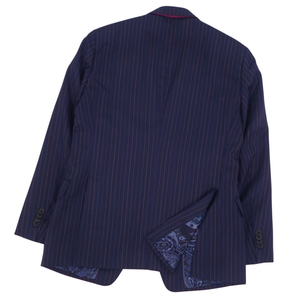 美品 エトロ ETRO セットアップ スーツ ジャケット パンツ ストライプ 