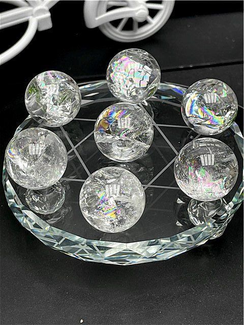 AAA級天然レインボー水晶丸玉B83B1/123B18A AAA級天然レインボー水晶丸玉B83B1/123B18A レインボー水晶 丸玉