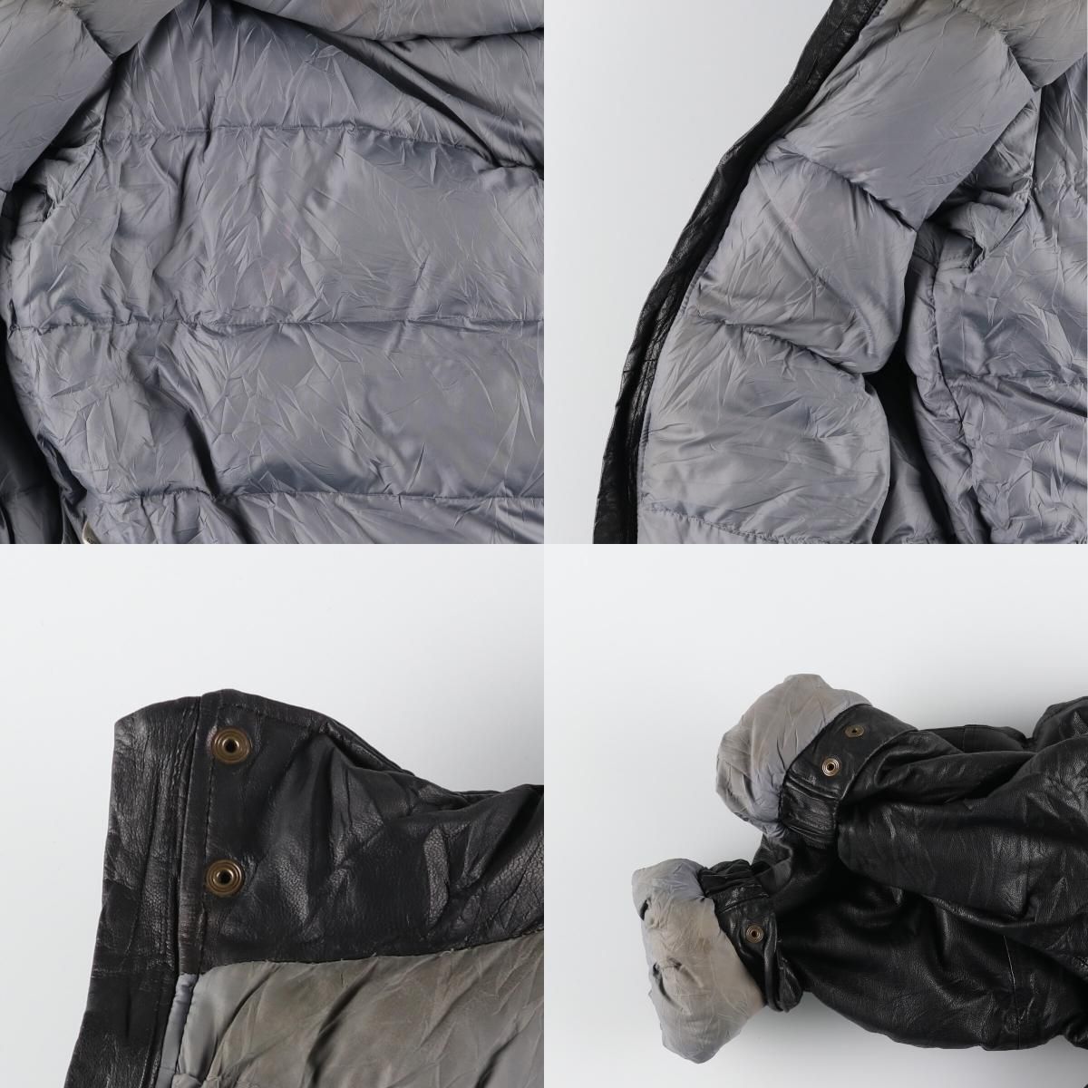 古着 90年代 エディーバウアー Eddie Bauer レザーグースダウン 