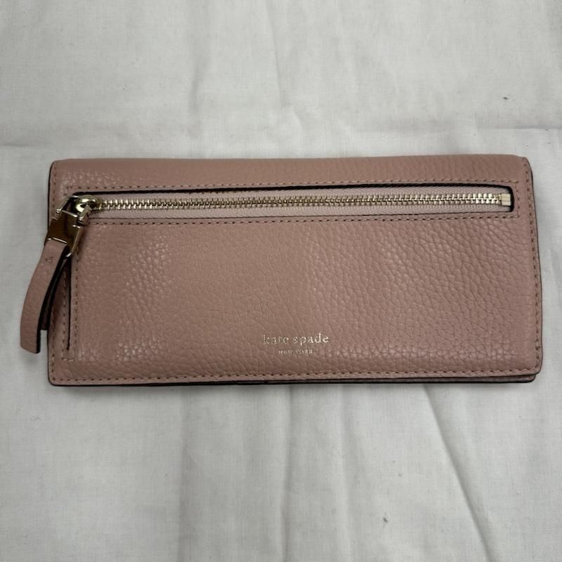 kate spade new york ケイト・スペード ニューヨーク 財布 長財布 J183 レザー スペードモチーフ 札入れ - メルカリ