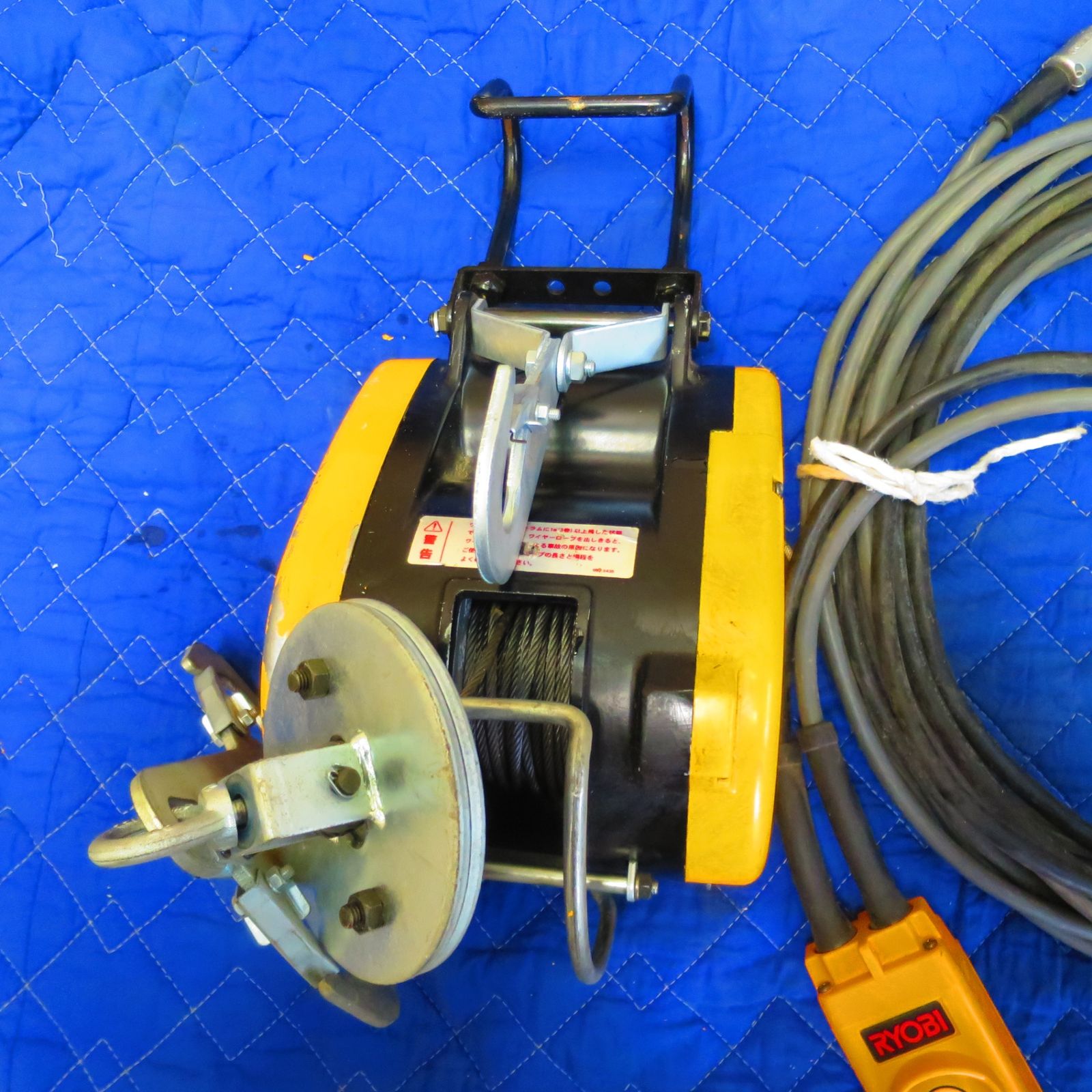 リョービウインチW1-61C 送料無料 リョービ 電動 ウインチ WI-61C 100vウィンチ ホイスト
