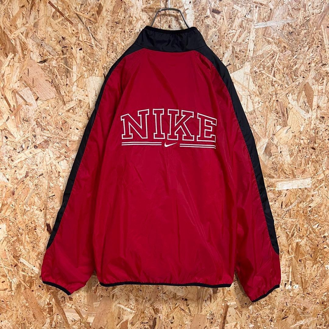 90 s NIKEナイキ ナイロンジャケット刺繍ゴツナイキ