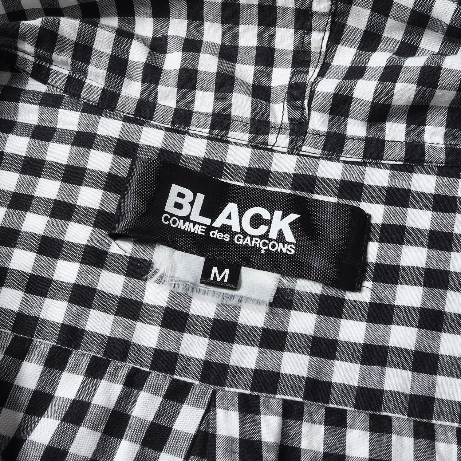 Black COMME des GARCONS チェックシャツ ブラックコムデギャルソン