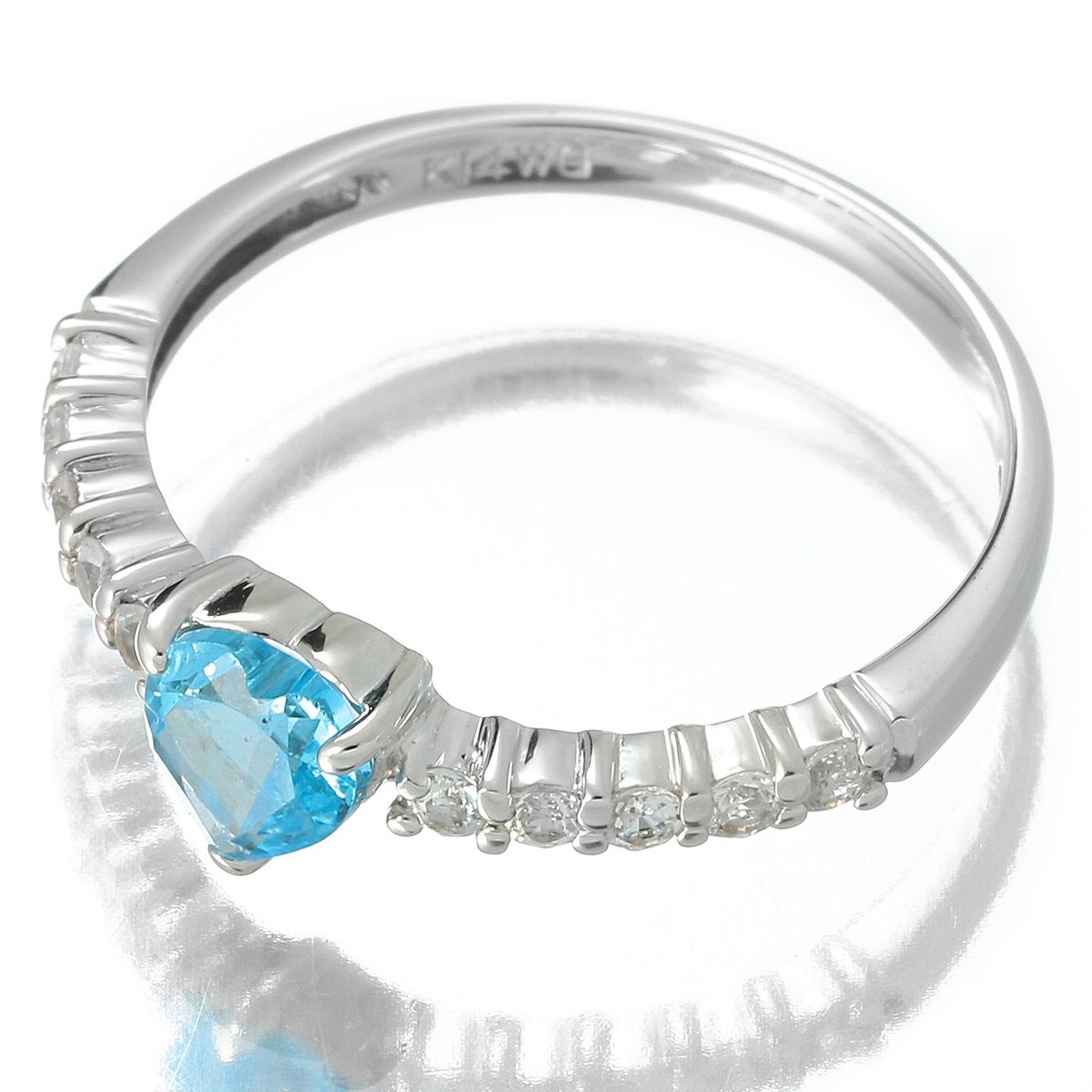 K14WG ダイヤモンド トップ k14wg ❣️ブルートパーズダイヤトップのみ K18 K18YG トクトク