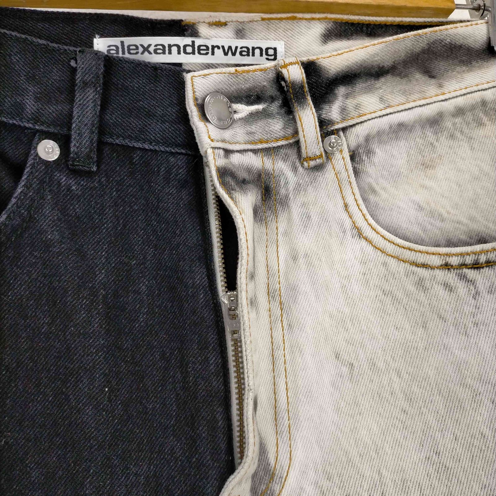 アレキサンダーワン Alexander Wang バイカラー デニムパンツ メンズ 