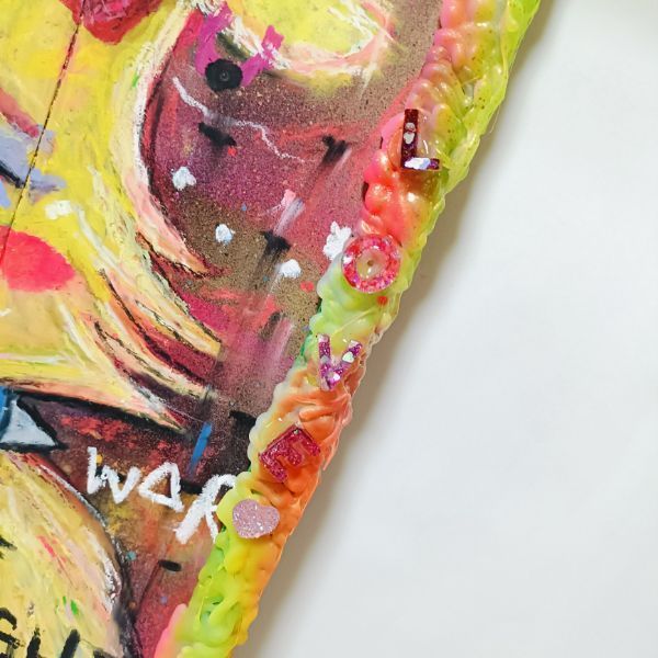 2025年新作シリーズ】HURTS-嘆きのうさぎ-【A3サイズ. 現代アート 絵