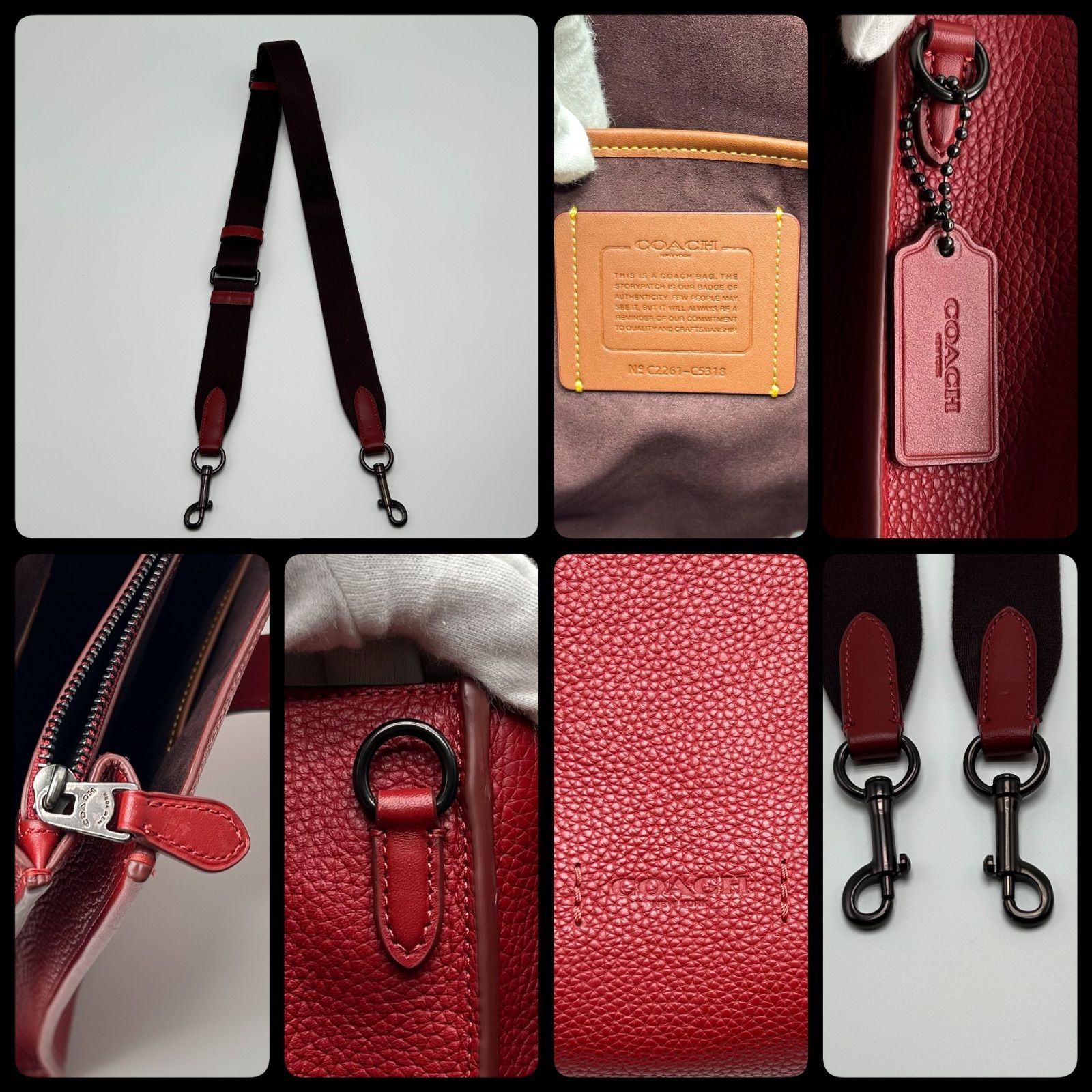 COACH コーチ トートバッグ ショルダー 2way C5318 ビジネス ゴッサム