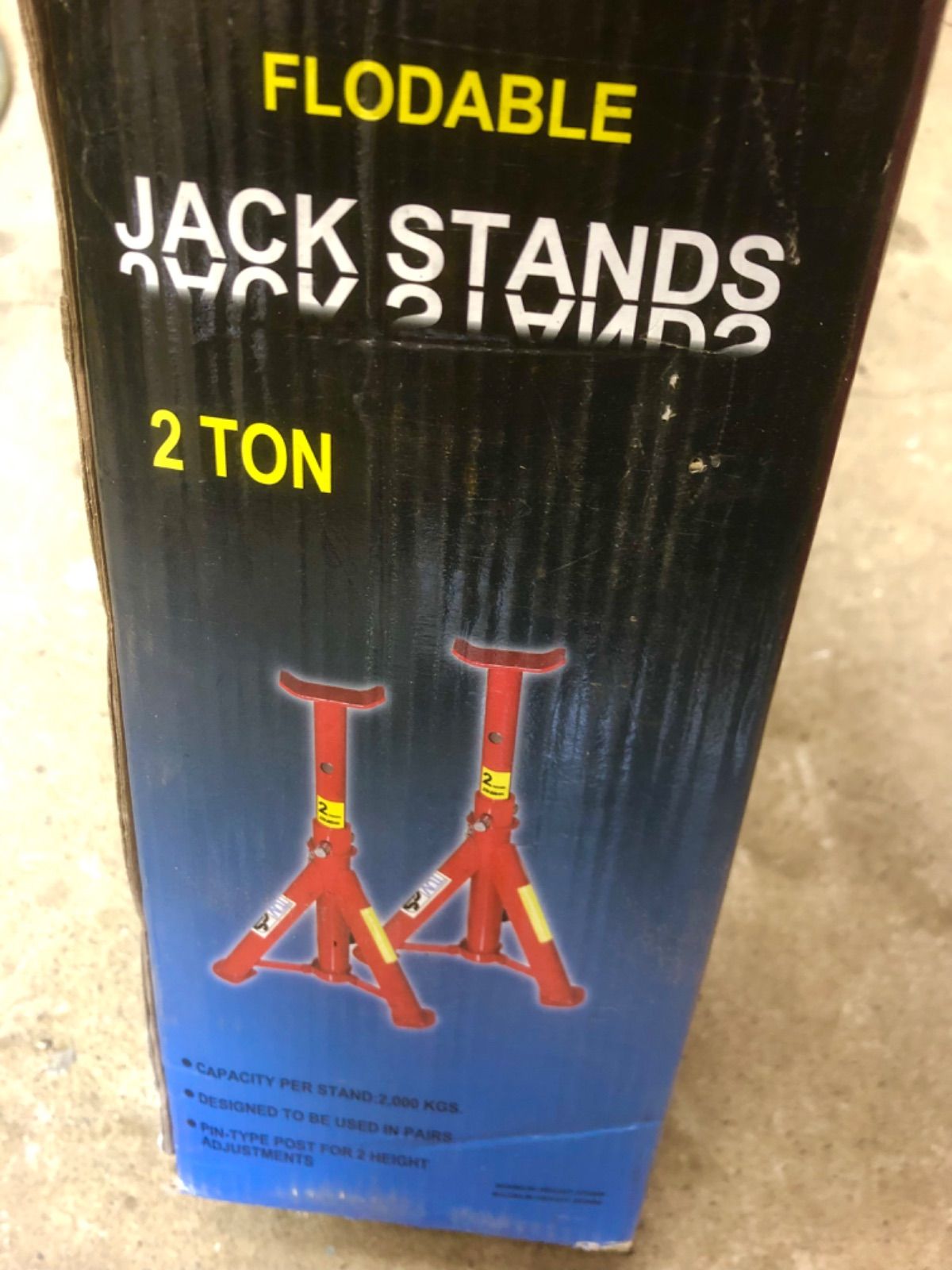FLODABLE JACK STANDARDS 2本　2t ジャッキスタンド 引取5,000円】FLODABLE JACK STANDARDS 2本 2t ジャッキスタンド