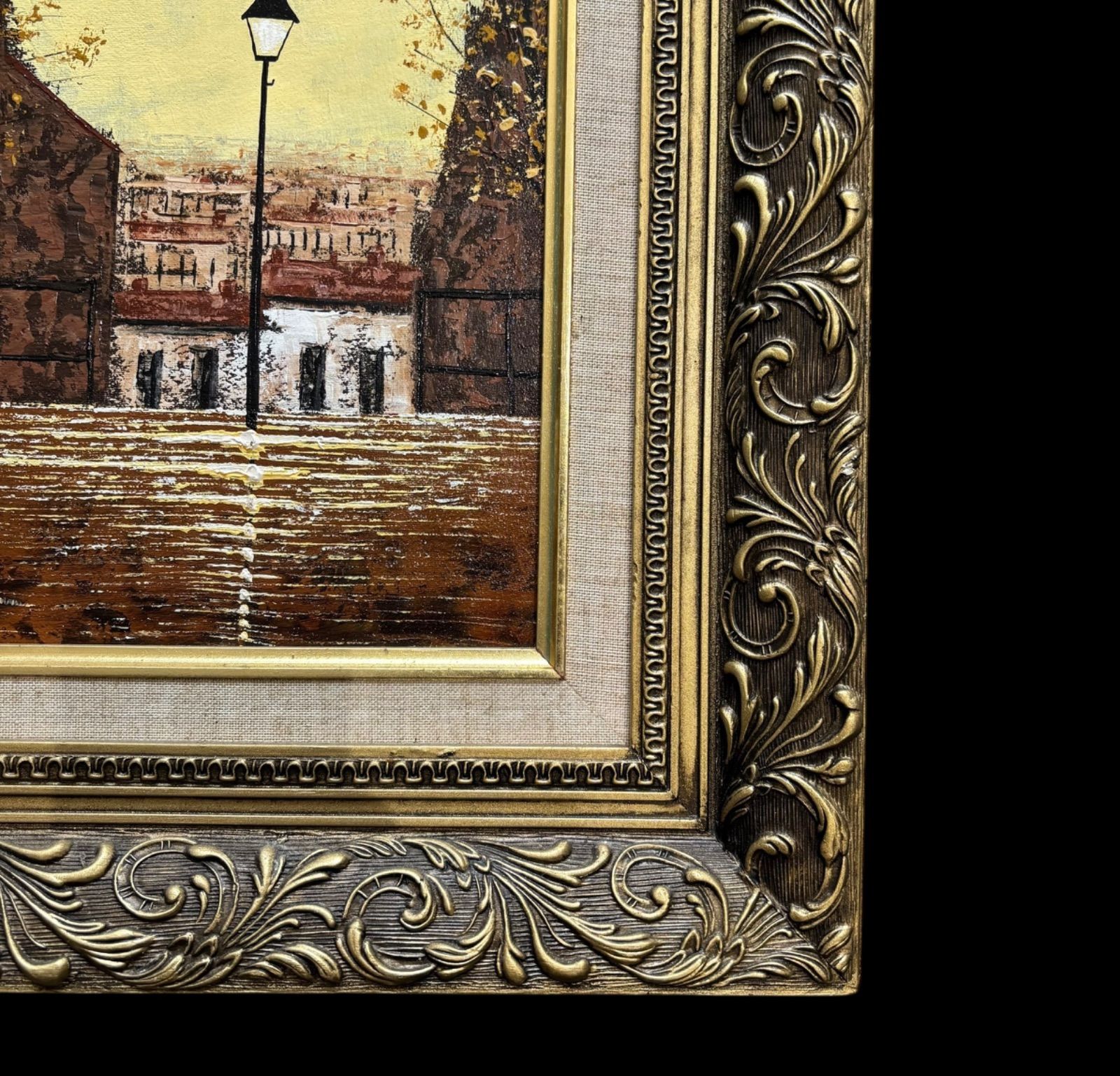 油絵　アンティーク　レトロ 古い油絵 油絵 原画 美術作品 古い油絵 Zx Paintings for Sale