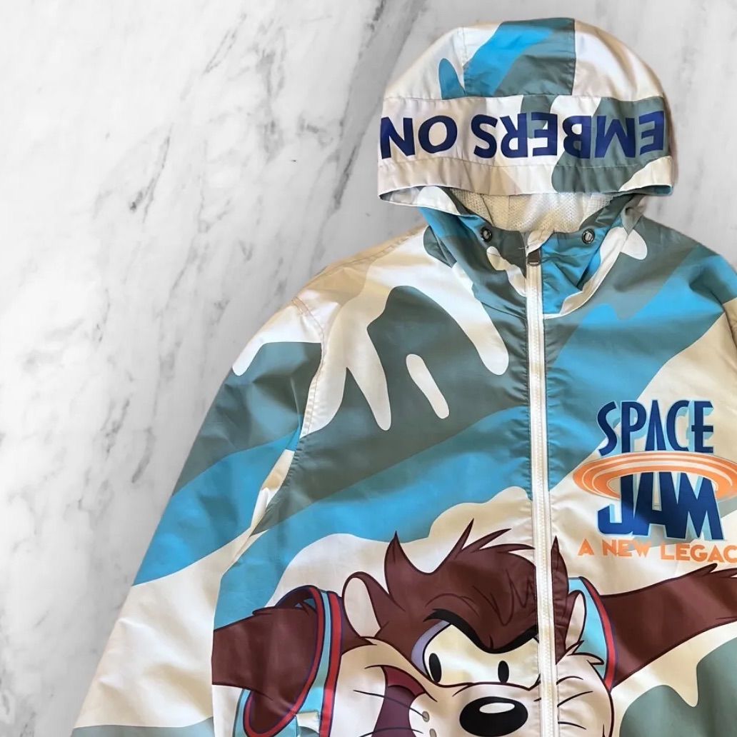 古着 アニメ ムービー ナイロンジャケット MEMBERS ONLY スペース 