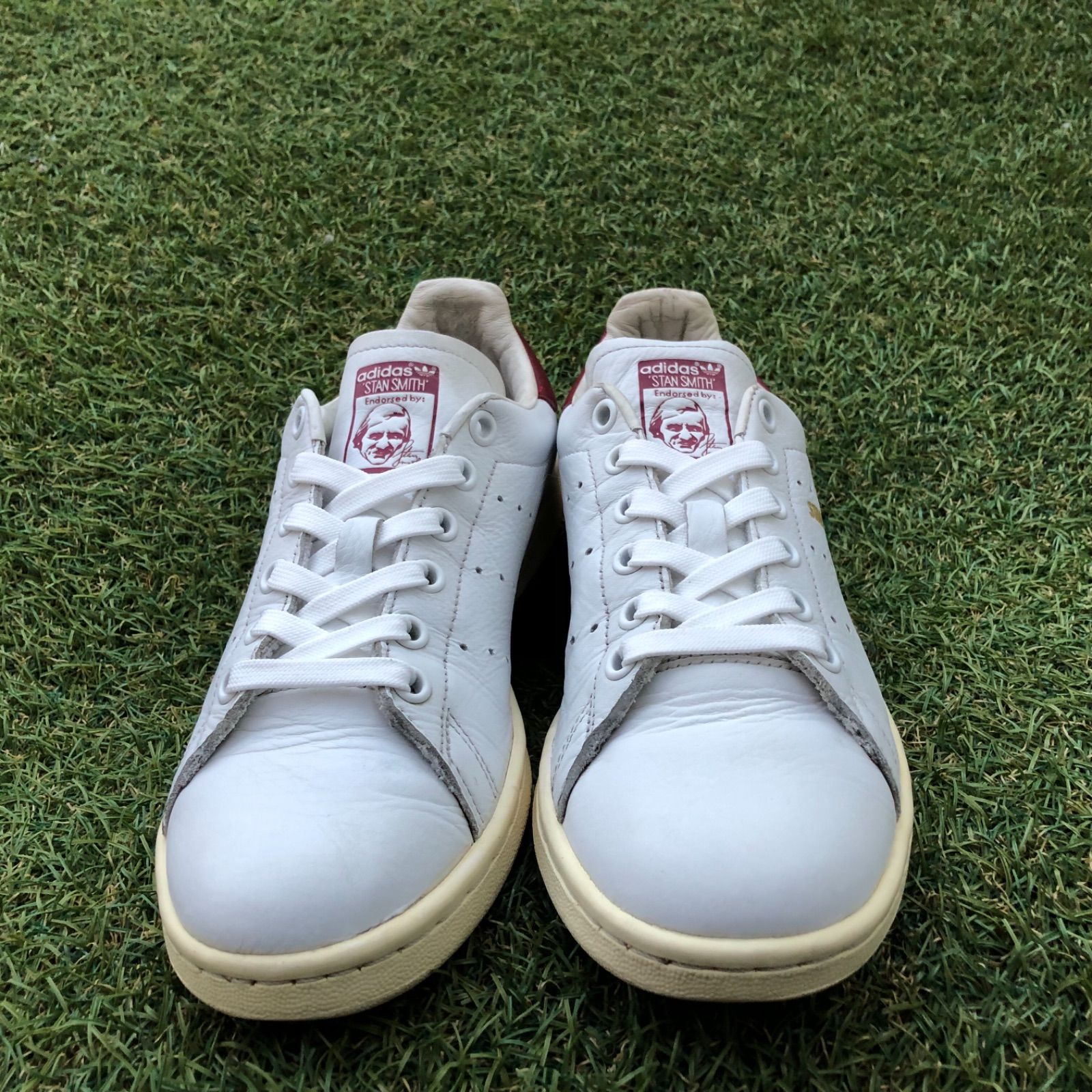 美品23 adidas STANSMISTH アディダス スタンスミス F763