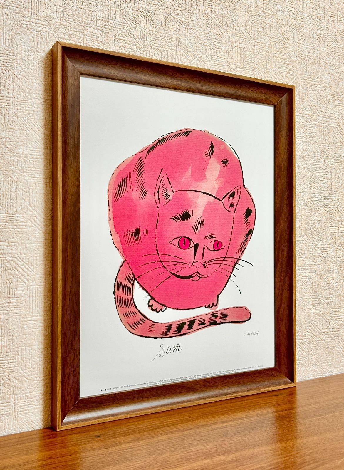 新品☆額縁付アートポスター(BRUCE MCGAW GRAPHICS)アンディ