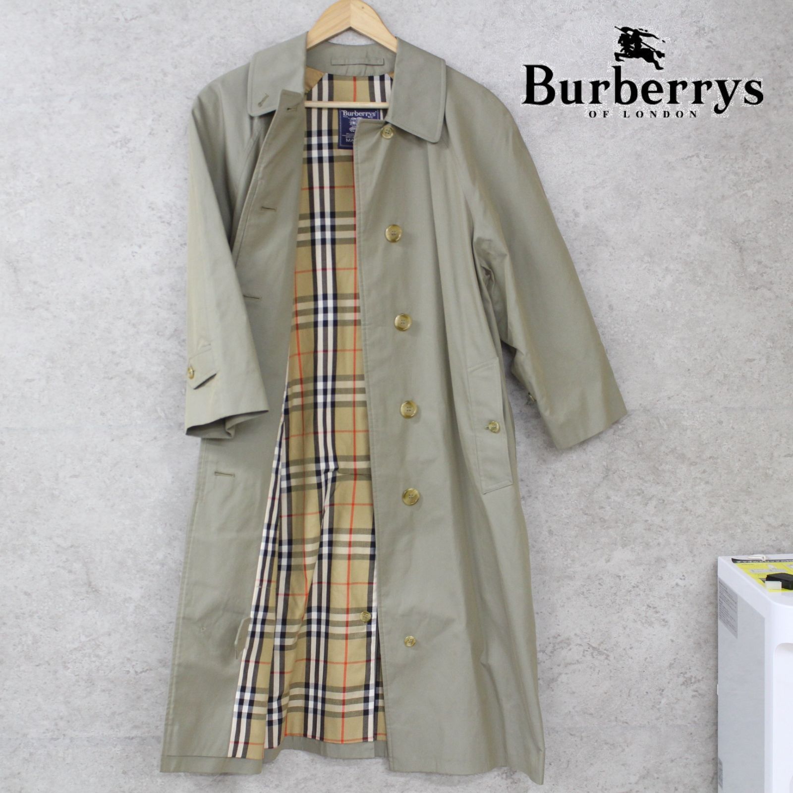 S123)BURBERRY ステンカラーコート 丸善別注 トレンチコート Burberrys