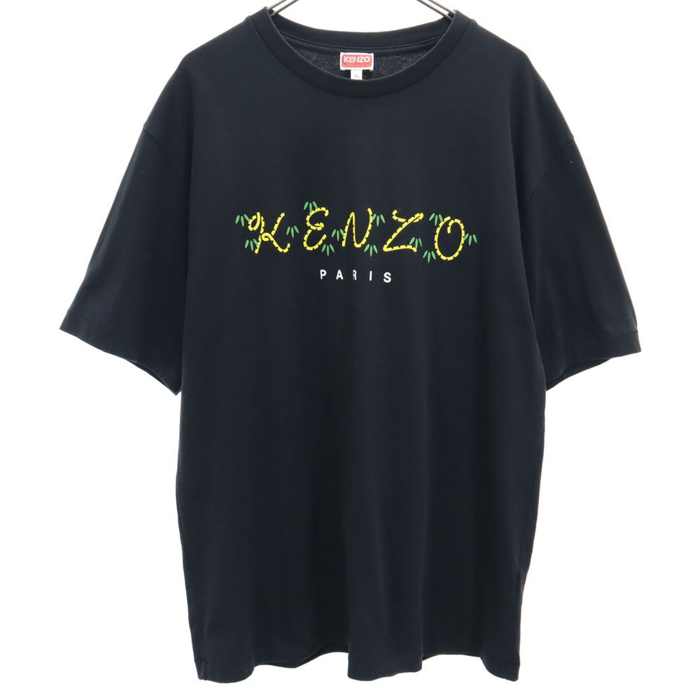 ケンゾー ポルトガル製 半袖 Tシャツ XL ブラック KENZO PARIS