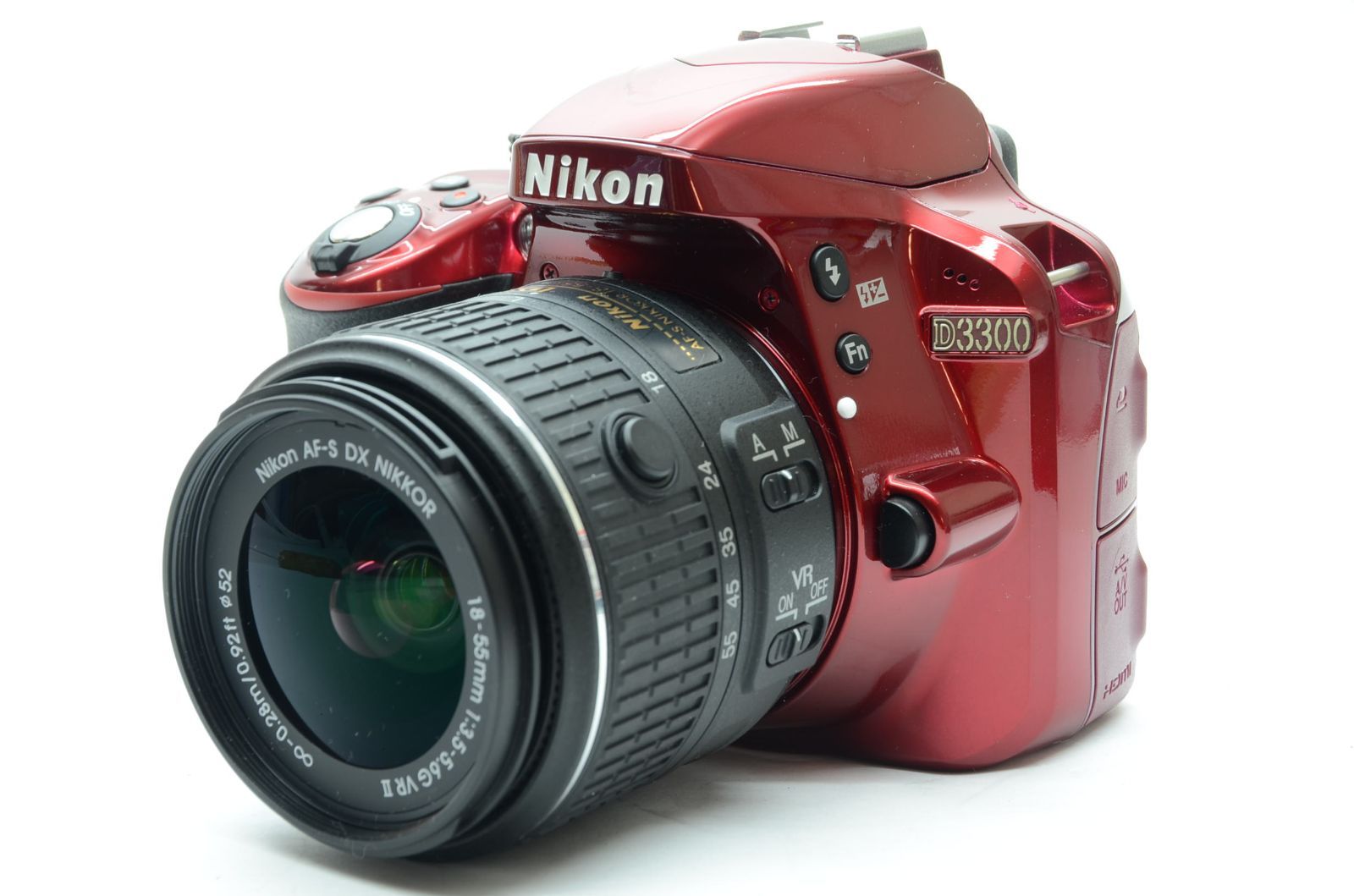 Nikon デジタル一眼レフカメラ D3300 18-55 VR IIレンズキット レッド 