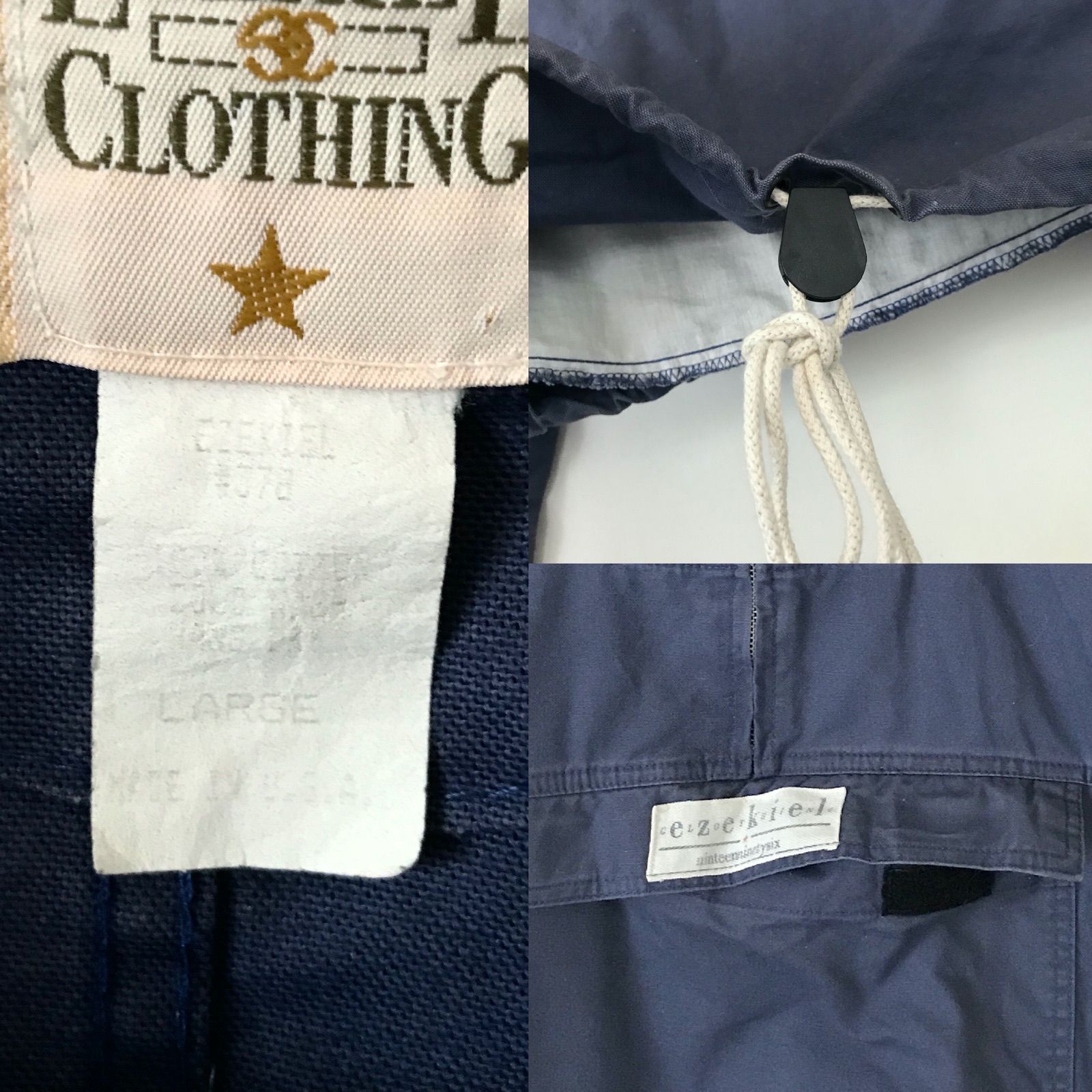 EZEKIEL CLOTHING☆90s USA製☆イズキール☆キャンバスコットン 