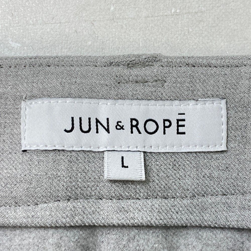 サイズ：L JUN&ROPE ジュン アンド ロペ 2023年モデル ストレッチ プリーツスカート  グレー系 [240101412690] ゴルフウェア レディース ストスト サイズ：L JUN&ROPE ジュン アンド ロペ 2023年モデル