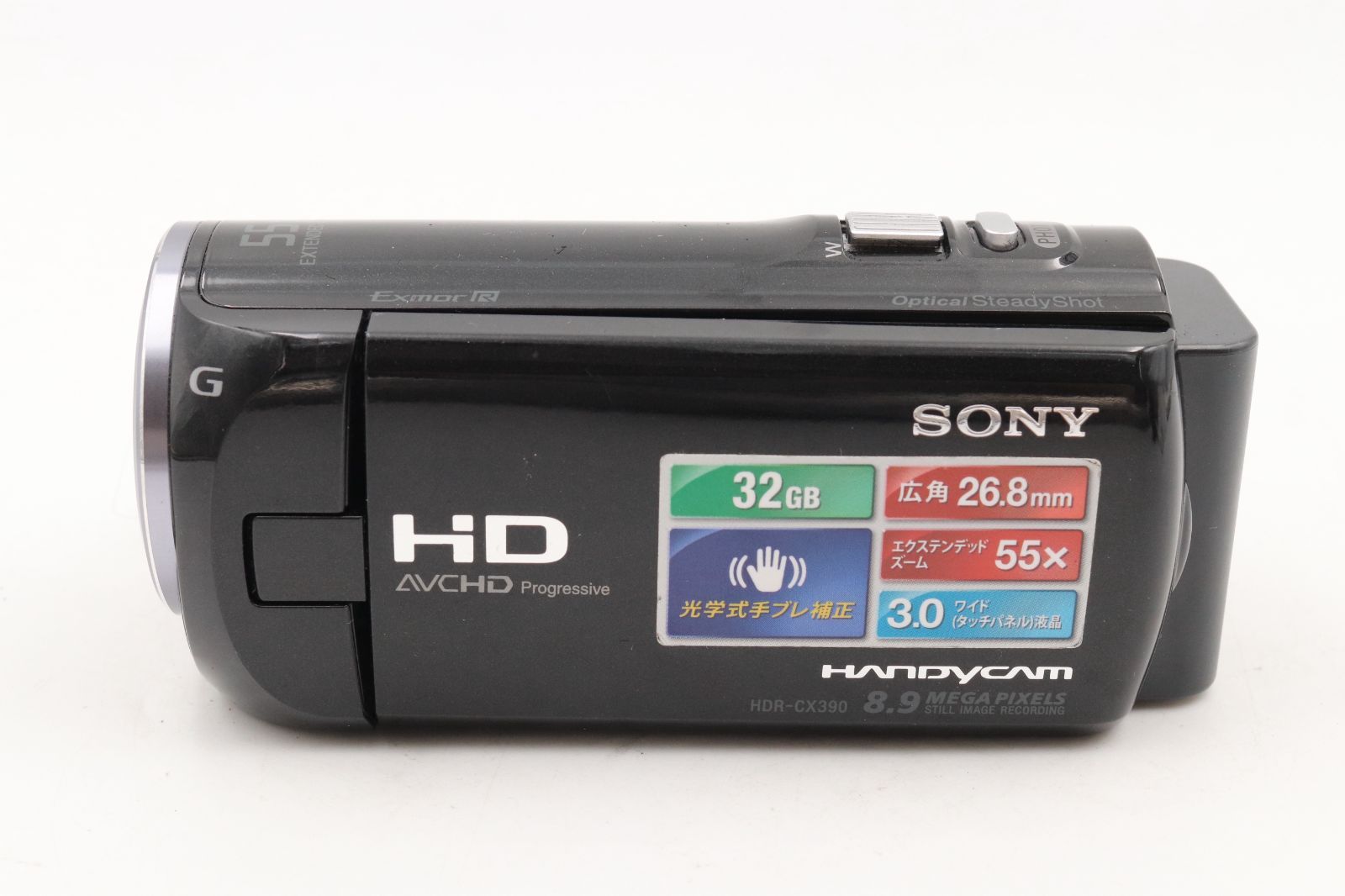 美品☆SONY ソニー HDR-CX390 ブラック 動作OK ##14601