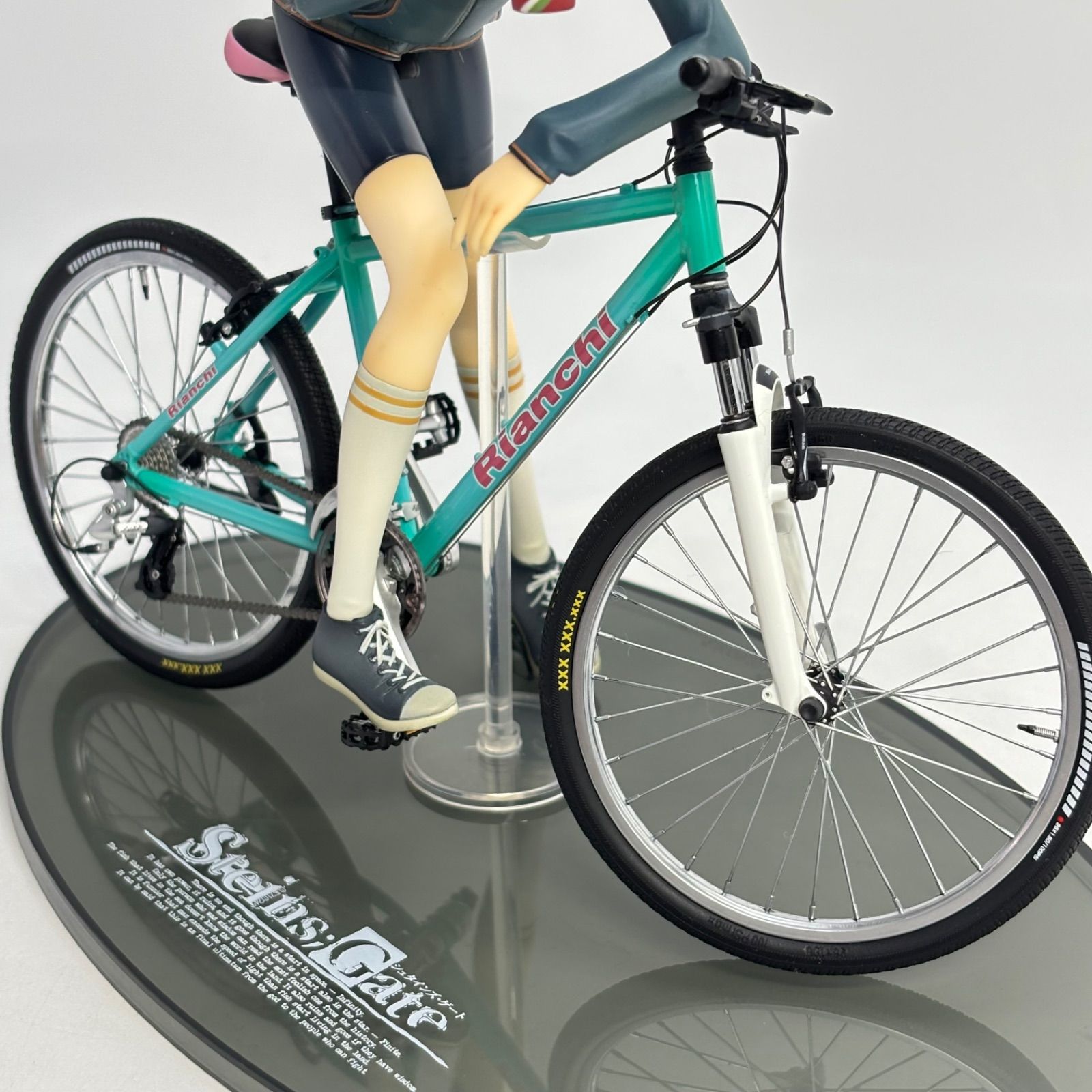 シュタインズゲート　阿万音　鈴羽&マウンテンバイク　フィギュア　新品未開封 アルター シュタインズ・ゲート 1/8 阿万音鈴羽＆マウンテン
