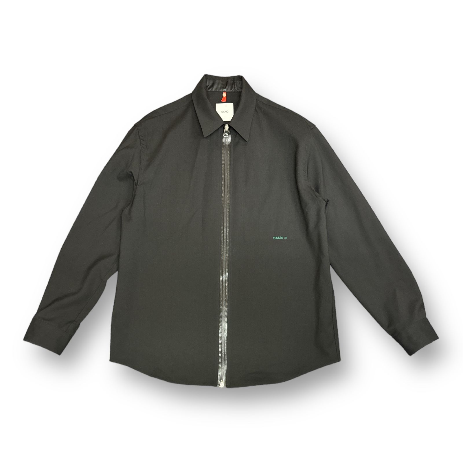OAMC オーエーエムシー BLACK IAN SHIRT ジップ シャツ L 58482A 