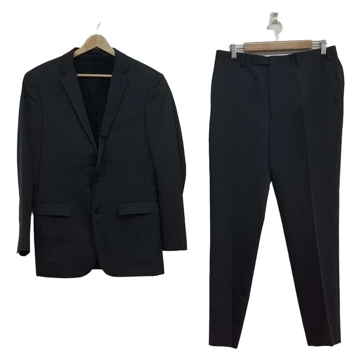 Burberry Black Label バーバリーブラックレーベル シングルスーツ メンズ - ダークグレー