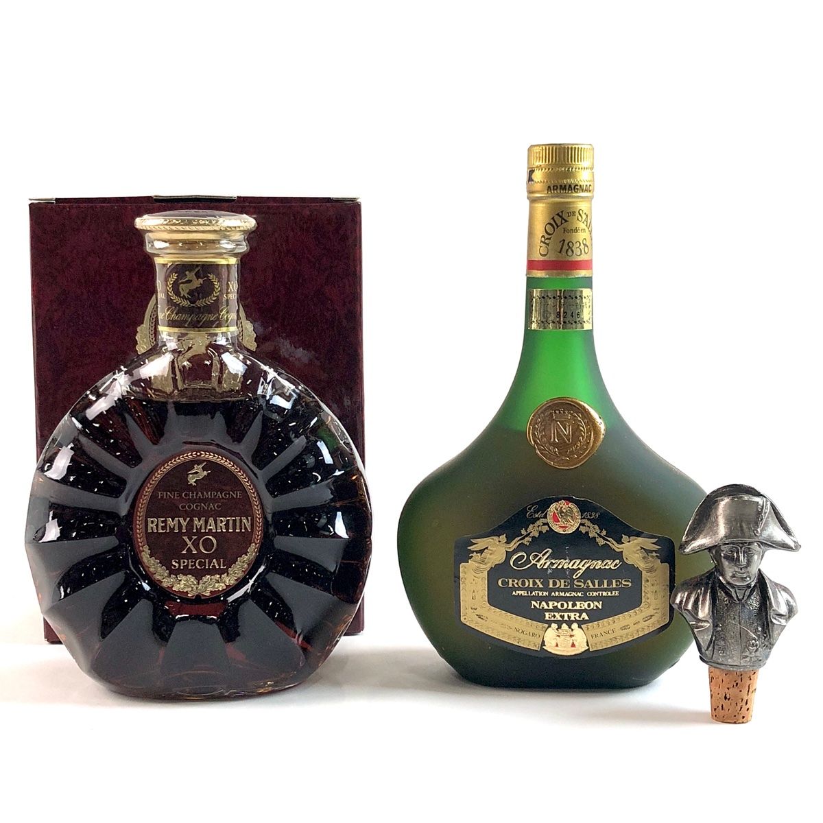 2本 CROIX DE SALLES レミーマルタン コニャック アルマニャック 700ml ブランデー セット 古酒