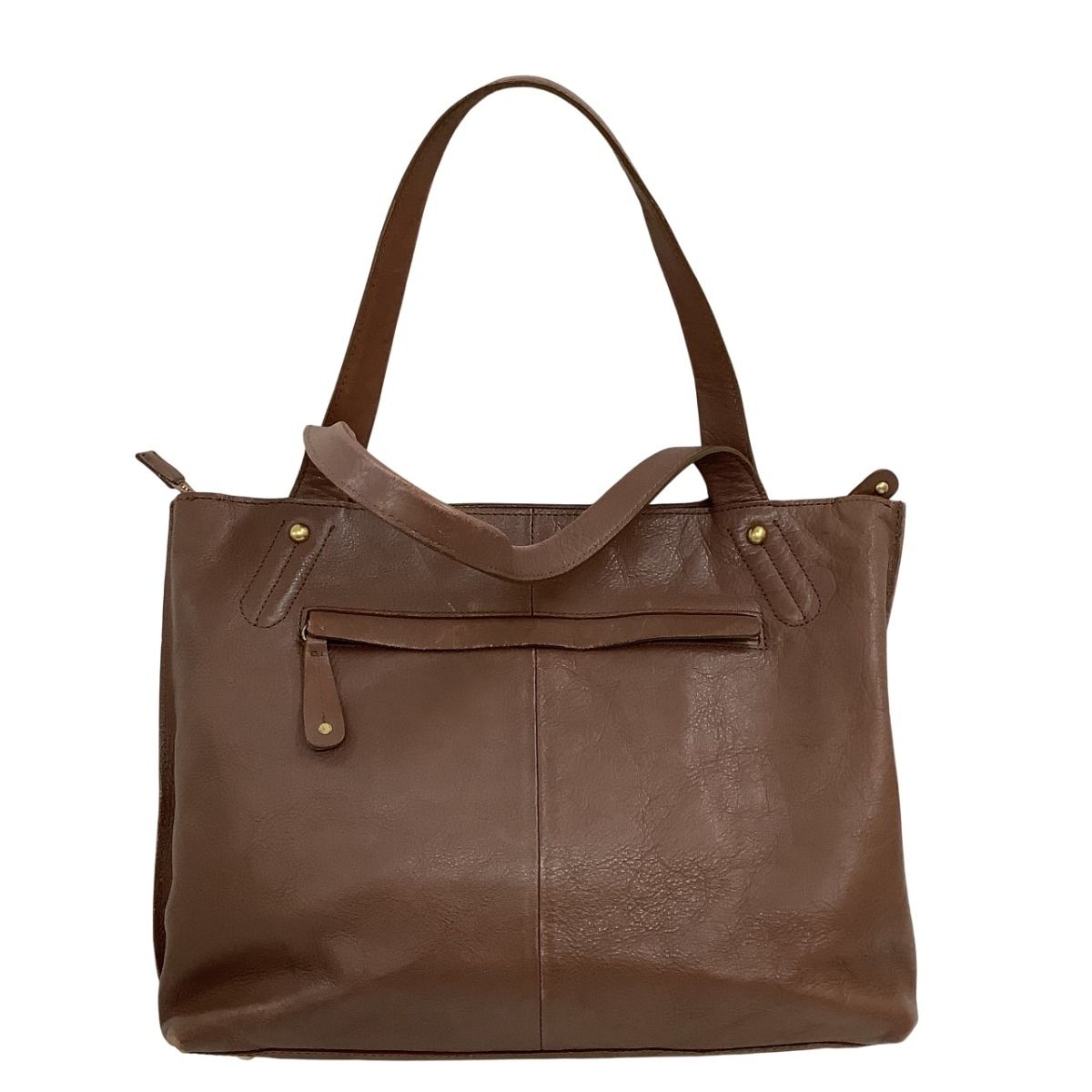 ⭐︎新品未使用⭐︎ Dakota ダークブラウン レザー トートバッグ Dakota BLACK LABEL/ダコタ レザー トートバッグ ブラウン