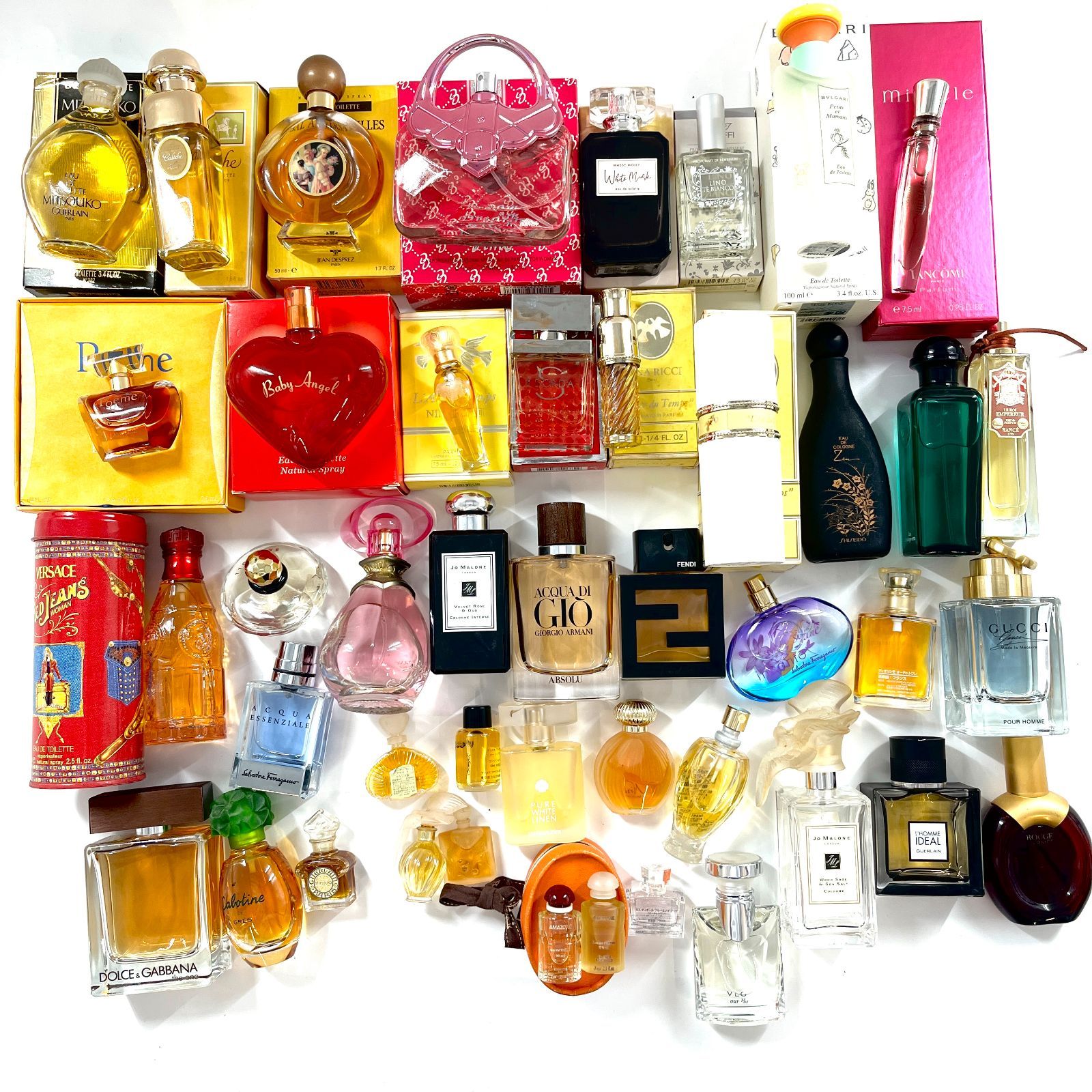 ディオール エルメス フェンディ グッチ フェラガモ ブルガリ等 香水 大量まとめ 40点以上 デパコス プチプラ レディース メンズ 残量8割以上【LB-984】