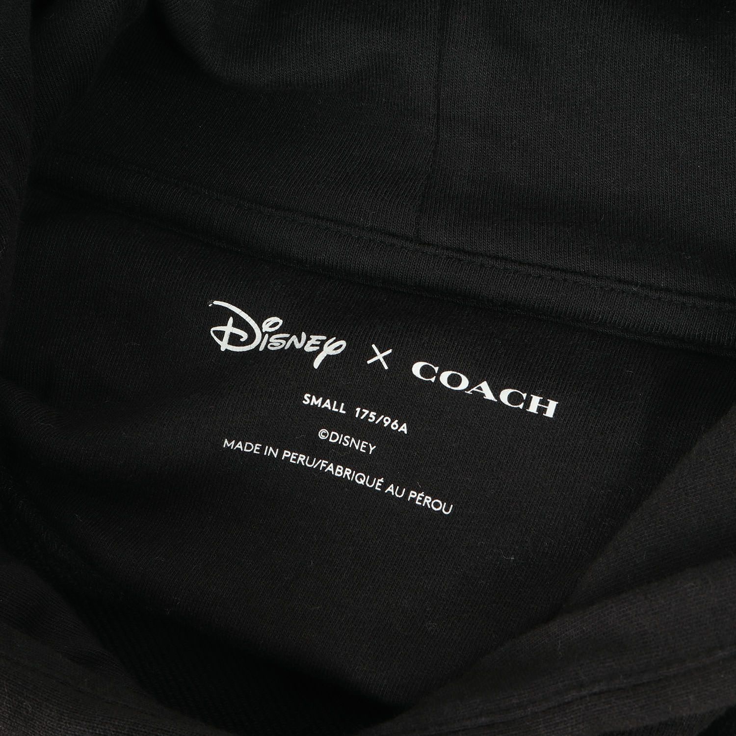 COACH コーチ パーカー 黒 ブラック サイズ:S | Disney ミッキーマウス  
