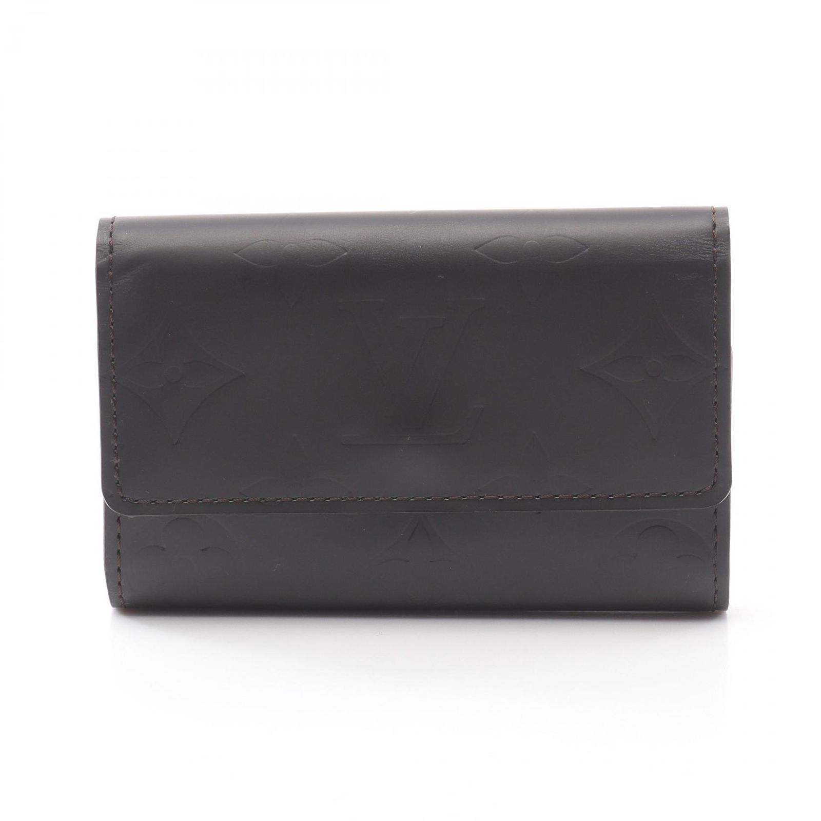 ルイ ヴィトン LOUIS VUITTON キーケース ミュルティクレ6 モノグラムグラセ M66430 カフェ レザー ミルチャクレ6 M66430 メンズ Used A