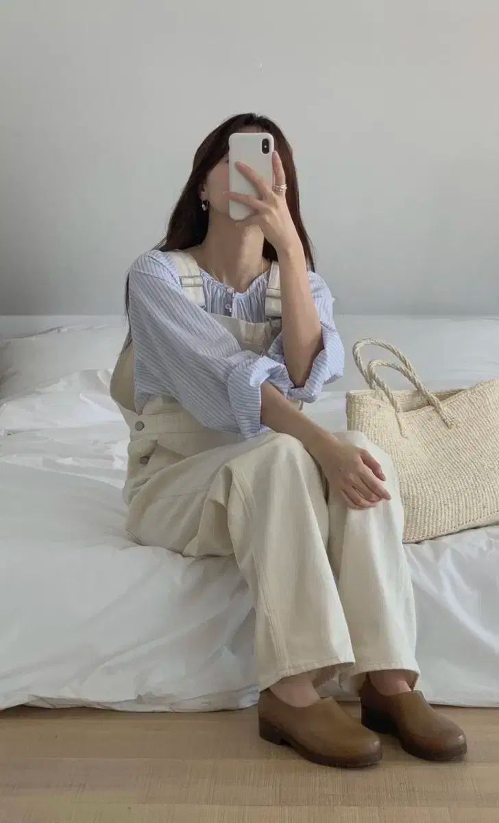 ミエルメルブレンドパンツ アイボリー