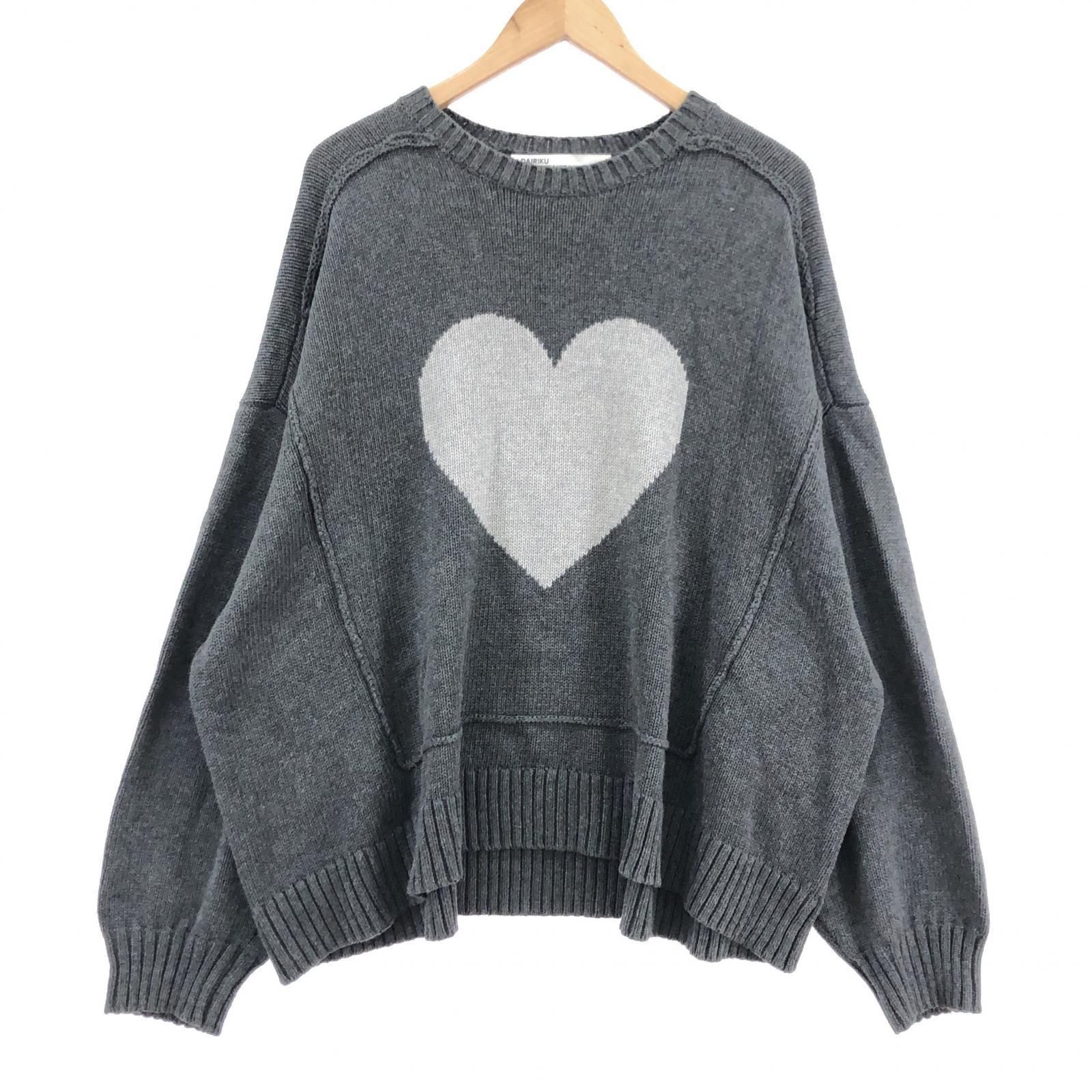 DAIRIKU ハートニット 23SS DAIRIKU 23SS Heart Pullover Knit pink