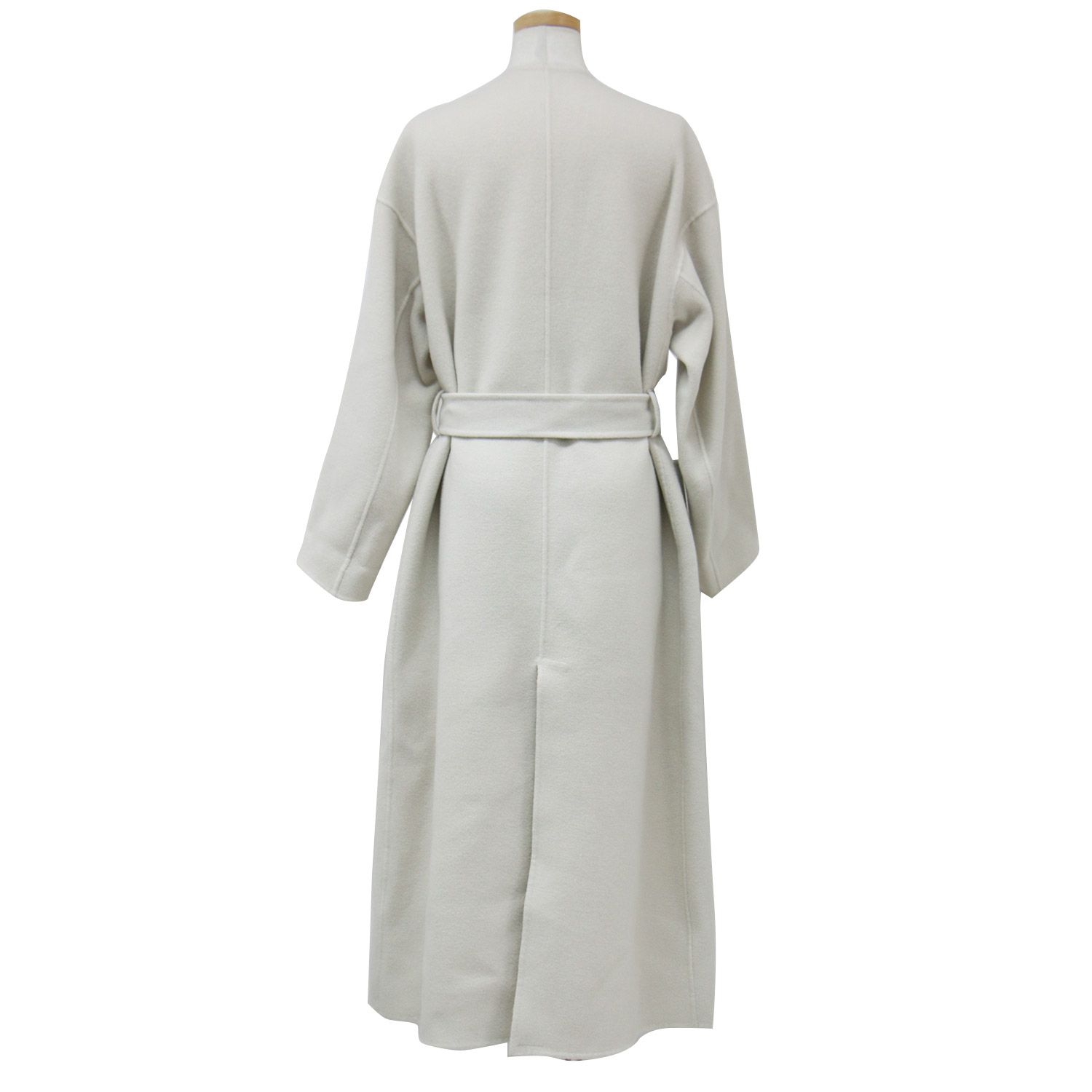 BABYLONE バビロン ウール ナイロン アウター ノーカラー コート  