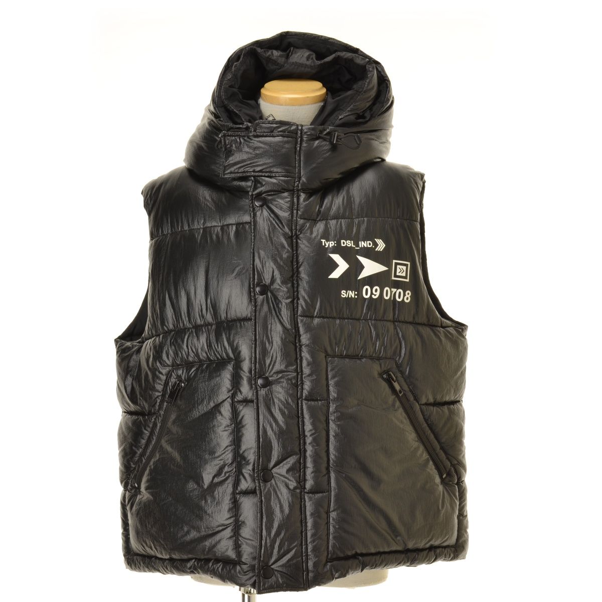 DIESEL】レイヤードpuffer vestダウンベスト - メルカリ