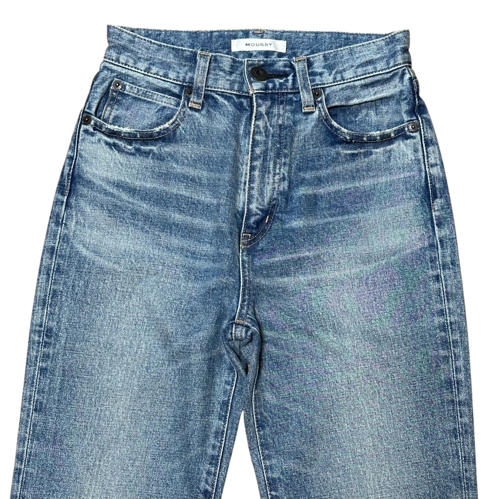 MOUSSY MVS FLARE ストレッチ ハイウエスト ブーツカットデニム
