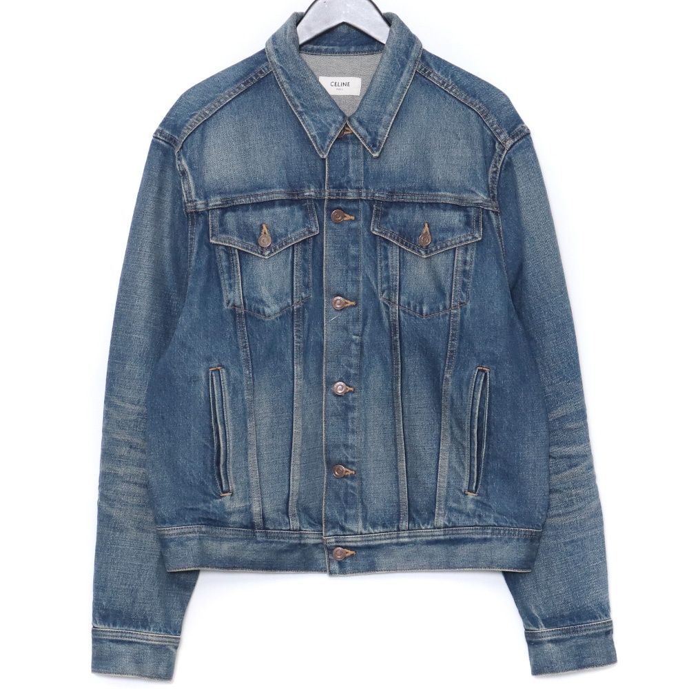 【希少 入手困難】セリーヌ ユニオンウォッシュフード付 デニムジャケット 希少 入手困難】セリーヌ ユニオンウォッシュフード付 デニム