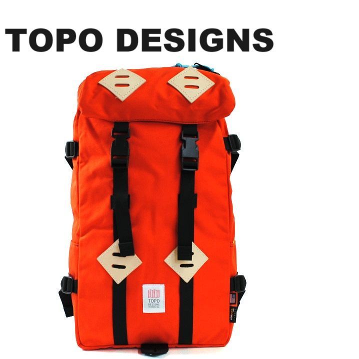 TOPO DESIGNS トポ デザイン 819656010031 TDKS012 ORANGE バックパック メンズ