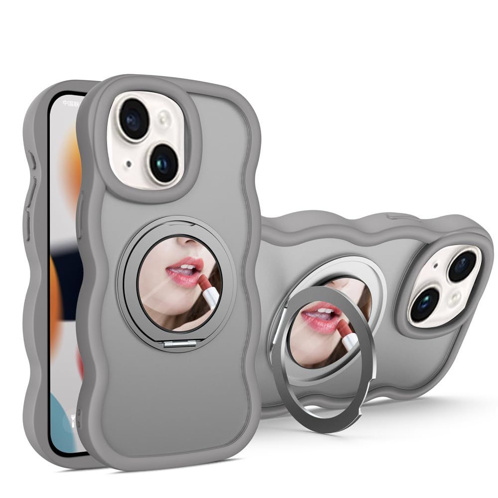 【新着商品】マグセーフ リング 用 用 15Plus 15Plus iphone スマホケース スマホケース 縦横両対応 360回転スタンド マグネット搭載 ケース ケース アイフォン おしゃれ マット感 半透明 耐衝撃 鏡