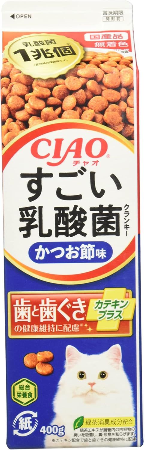 CIAO (チャオ) すごい乳酸菌クランキー 牛乳パック チキン味