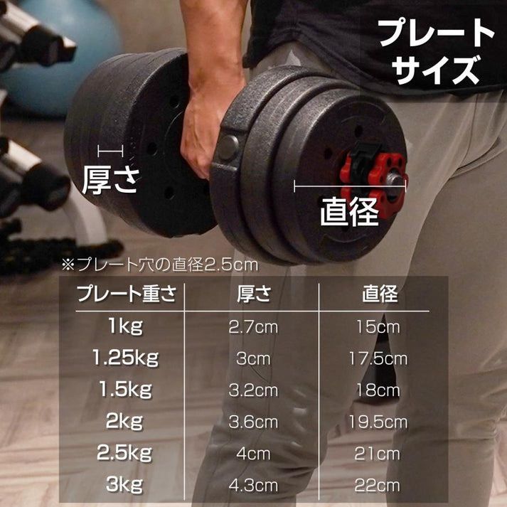 ダンベルセット20kg×2「筋トレ ダイエット 本格ウレタン 静音」 ZVO 2kg-20kg ソリッドウレタン ダンベル／業務用ダンベル