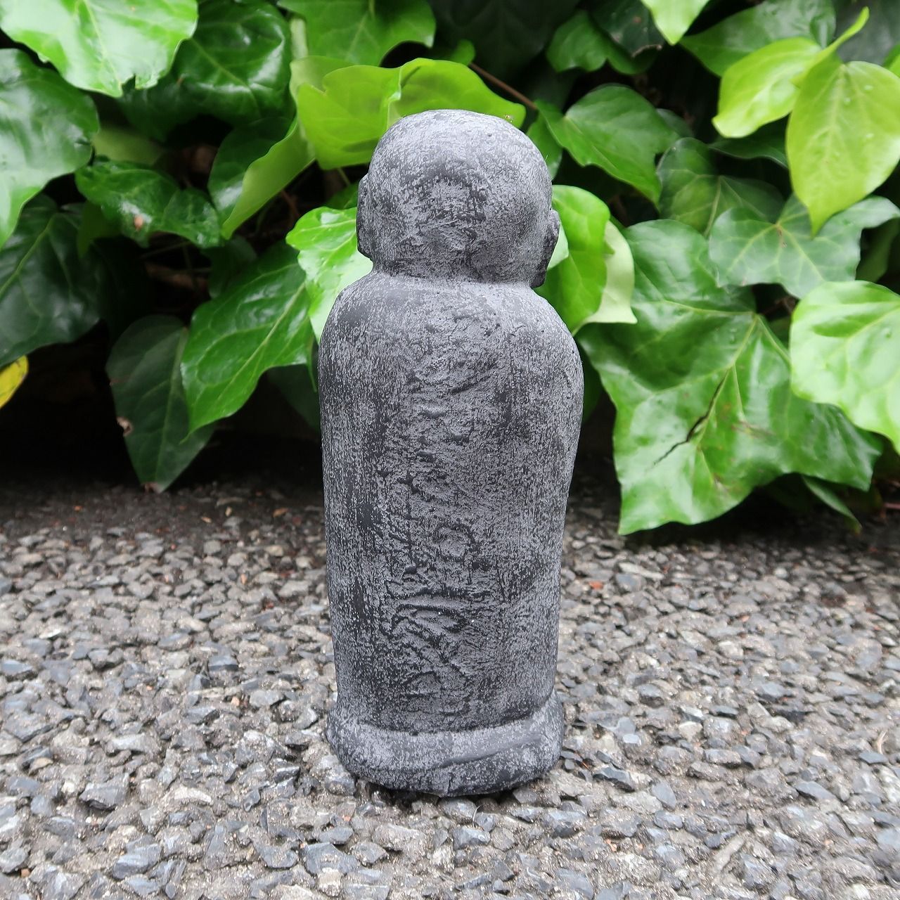 お地蔵さん 石像 合掌 コンクリート 22cm アンティーク調 おじ