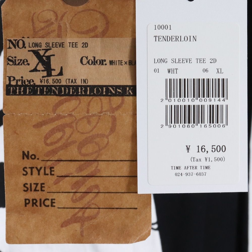 TENDERLOIN LONG SLEEVE TEE 2D XLサイズ - メルカリ