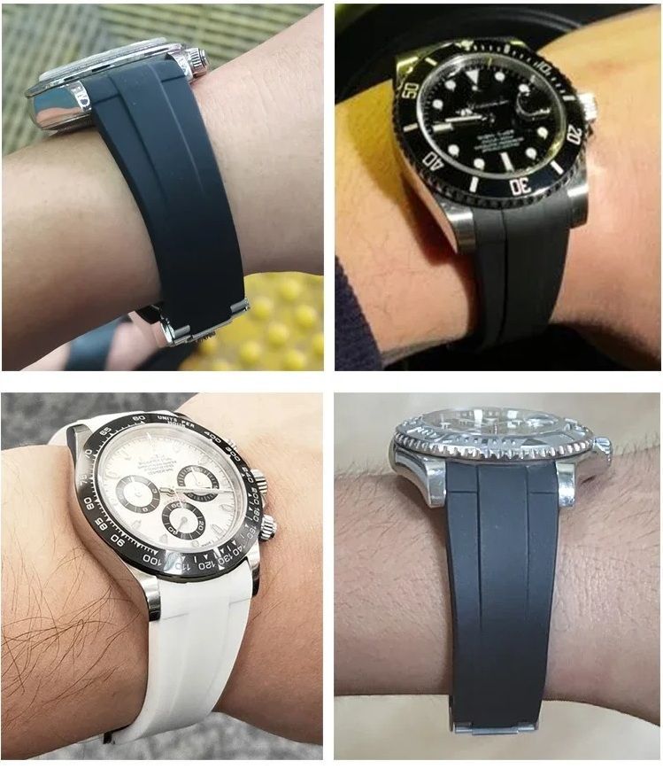 交換 防水ラバー 時計バンド 腕時計ベルト 取付幅 20mm ヨットマスター